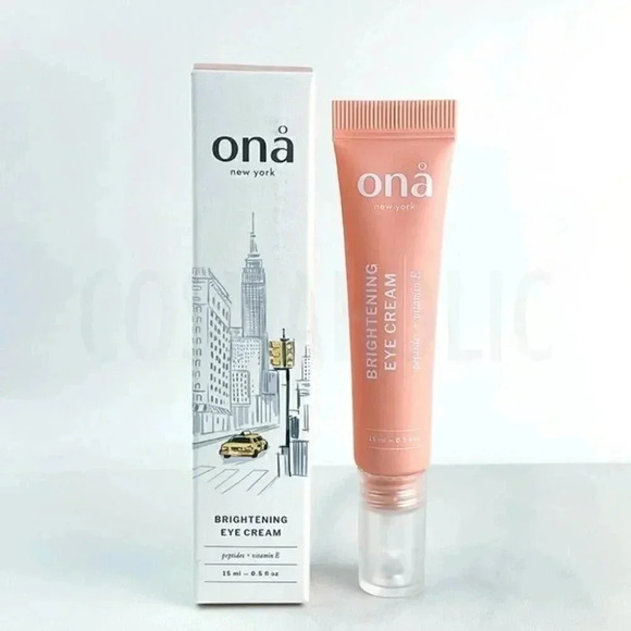 Ona New York Brightening Eye Cream Peptides + Vitamin E - Picture 1 of 1